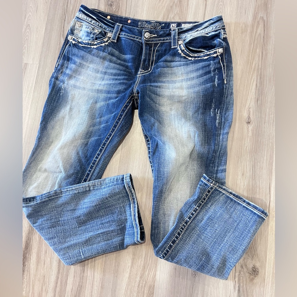 Miss Me Straight Jeans Size 32